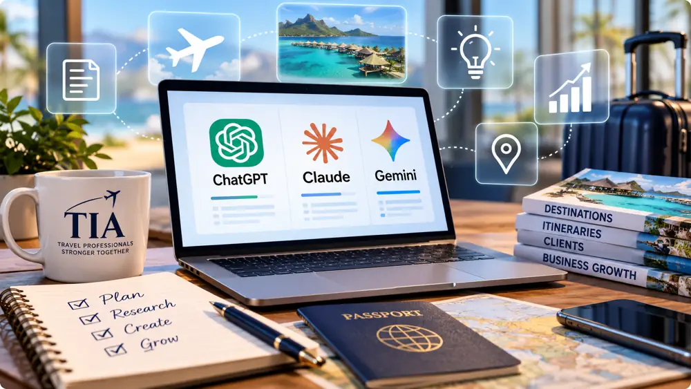 AI for Travel Professionals: ChatGPT, Claude & Gemini — Hands-On Certification
